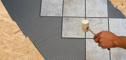 На какой клей, можно приклеить керамическую плитку на ОСБ. Укладка плитки на ОСБ-плиты