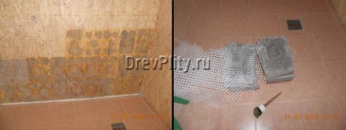 Укладка плитки на ОСБ на пол. Укладка основания из ОСБ