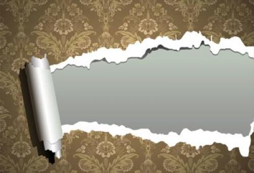 Как убрать стыки на обоях. Стыки