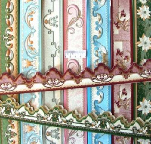 Как приклеить бумажный бордюр на виниловые обои. Все про обойные бордюры