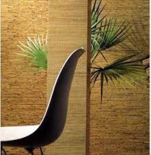 Натуральные обои из джута.