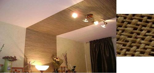 Натуральные обои из джута.