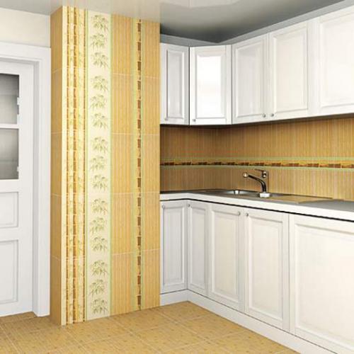 Бамбук в интерьере кухни