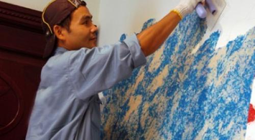 Стыковка бамбуковых обоев. Клеим обои на балкон своими руками. Отделка жидкими, пробковыми, бамбуковыми обоями