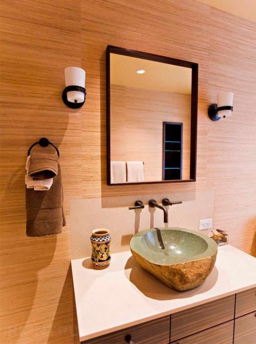 Натуральные обои из джута. Джутовые обои в домашнем интерьере 10