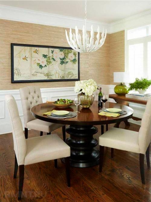 Натуральные обои из джута. Джутовые обои в домашнем интерьере 03