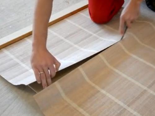 Обои бамбуковые чем клеить. Наклеиваем бамбук за 5 шагов