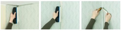 Как правильно клеить обои в углах с рисунком. Как правильно клеить обои на внутренних углах: стандартный алгоритм