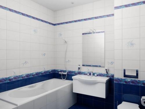 Как положить плитку в ванной на стену. Кафель для стен