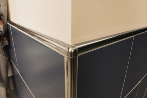 Стык плитки и обоев на внешнем углу. Как красиво оформить стык плитки и обоев