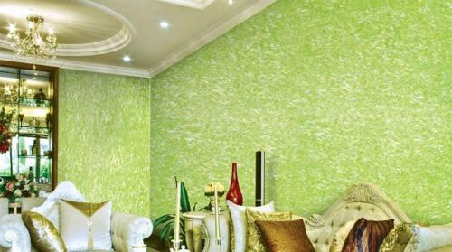 Как наносить жидкие обои на стену?