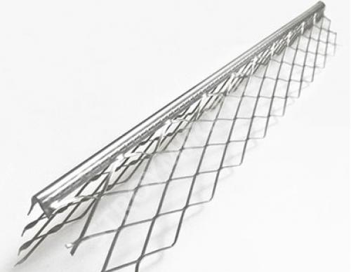 Уголок для откосов с сеткой. Виды уголков для выполнения штукатурных работ