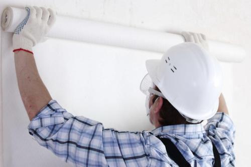 Как клеить обои в углах. Как состыковывать обои с рисунком 04