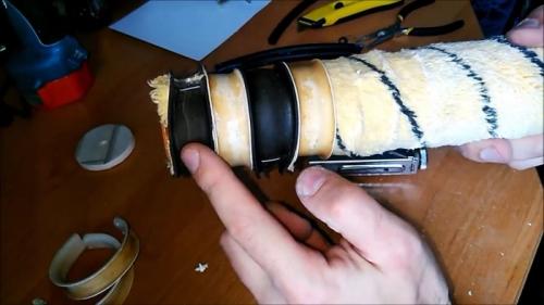 Как сделать фактурный валик для имитации бамбука по шпаклевке