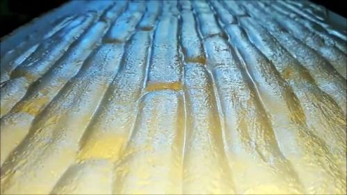 Как сделать фактурный валик для имитации бамбука по шпаклевке