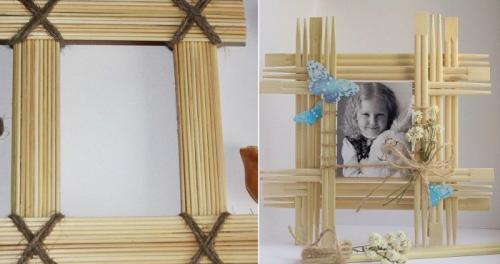 Поделки из китайских палочек для дома 26