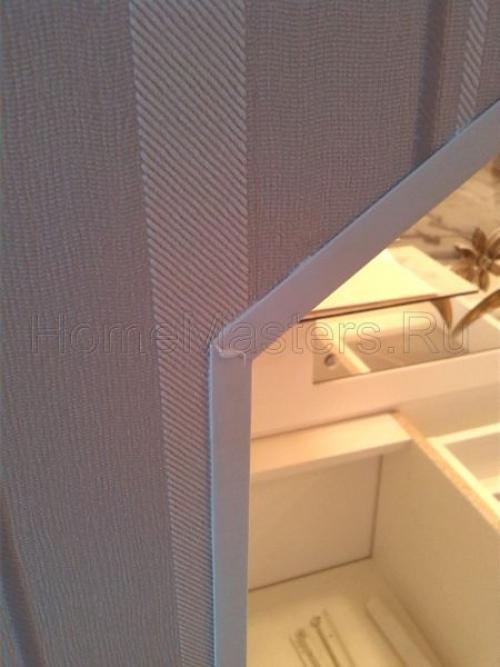 Как приклеить пластиковый уголок на внутренний угол. Приклеивание уголка из пластика