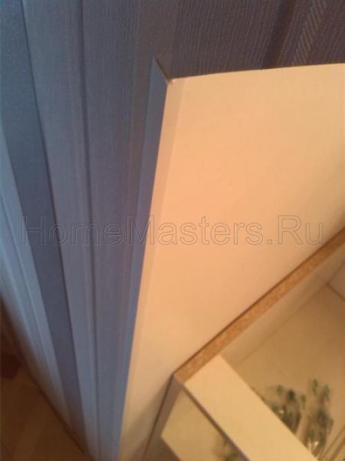 Как приклеить пластиковый уголок на внутренний угол. Приклеивание уголка из пластика