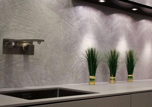 Декоративная штукатурка из обычной шпаклевки. Как сделать декоративную штукатурку своими руками из обычной шпаклёвки и как её применять 04