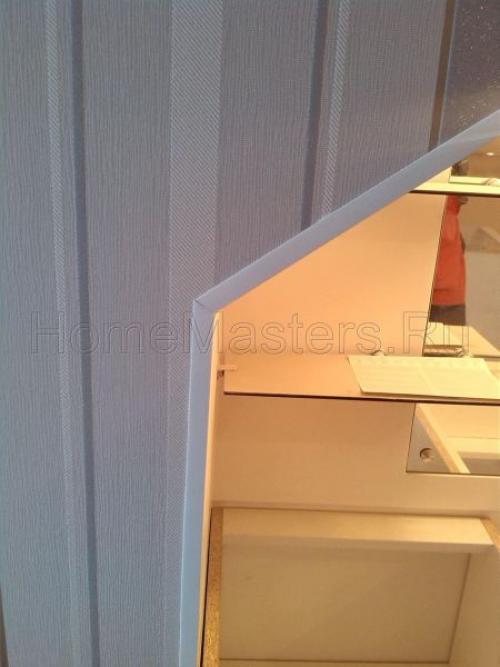 Как приклеить пластиковый уголок на внутренний угол. Приклеивание уголка из пластика