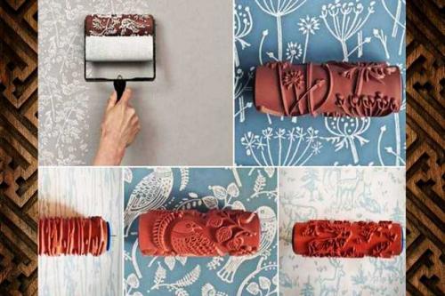 Фактурные и структурные валики для декоративной штукатурки. Валики для декоративной штукатурки