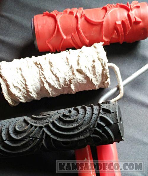 Фактурный валик под камень своими руками. Декоративный инструмент для окраски и получения рельефной поверхности