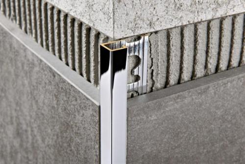 Алюминиевые или пластиковые уголки для керамической плитки. Уголки для плитки (бордюры): 200 фото-идей оформления в ванной и на кухне наружным или внутренним профилем при укладке плитки