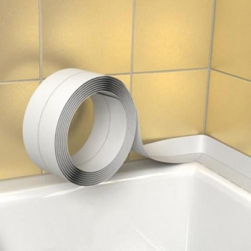 Как приклеить бордюр на ванну. Лента