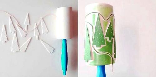 Узорный валик своими руками. Декоративные валики